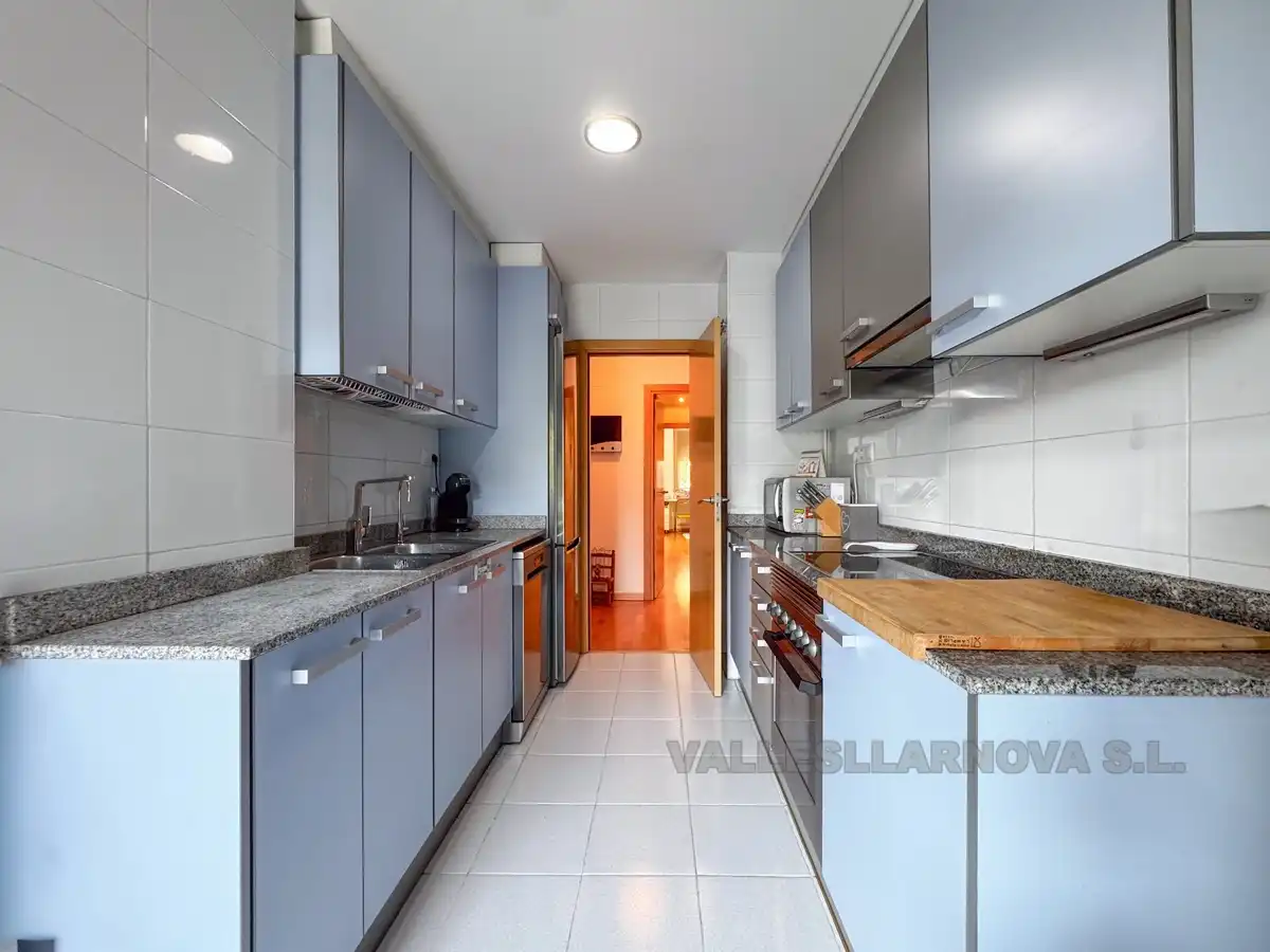 Cocina de Piso en venta en Parets del Vallès con Calefacción, Jardín privado y Parquet