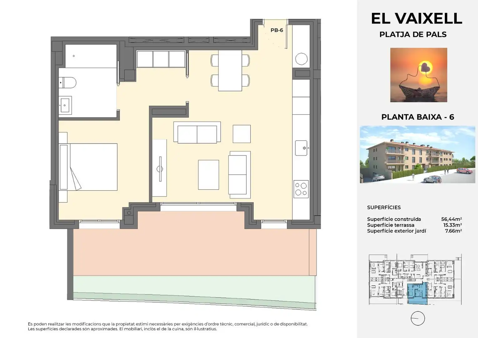 Wohnung zum Verkauf in Pals mit Klimaanlage, Terrasse und Schwimmbad