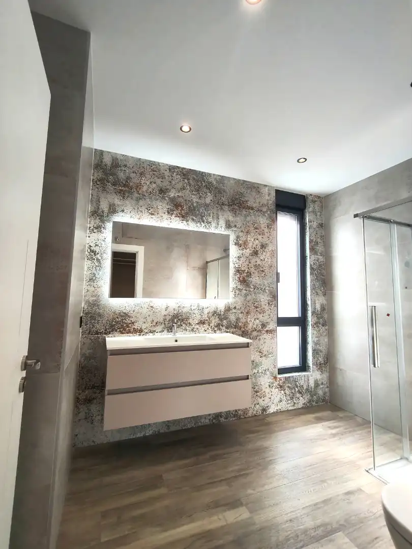 Baño de Casa o chalet en venta en Carbajosa de la Sagrada con Calefacción, Jardín privado y Terraza
