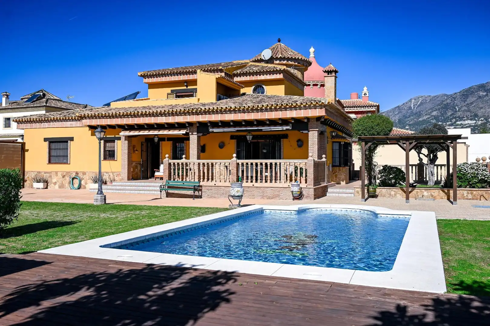 Garden of Country homes for sale in Mijas  with Air Conditioner, Heating and Terrace