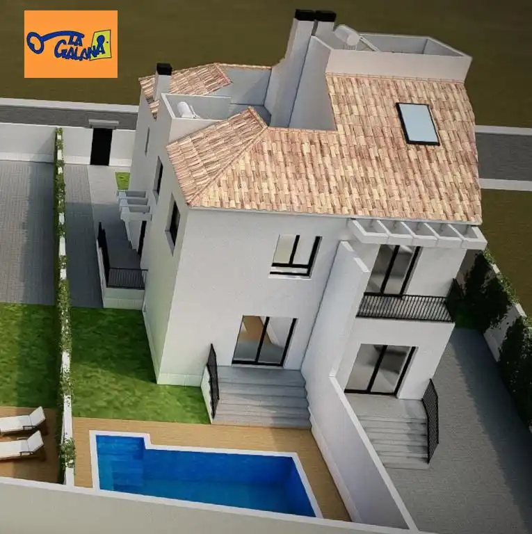 Außenansicht von Einfamilien-Reihenhaus zum Verkauf in Valdepeñas mit Heizung, Terrasse und Abstellraum