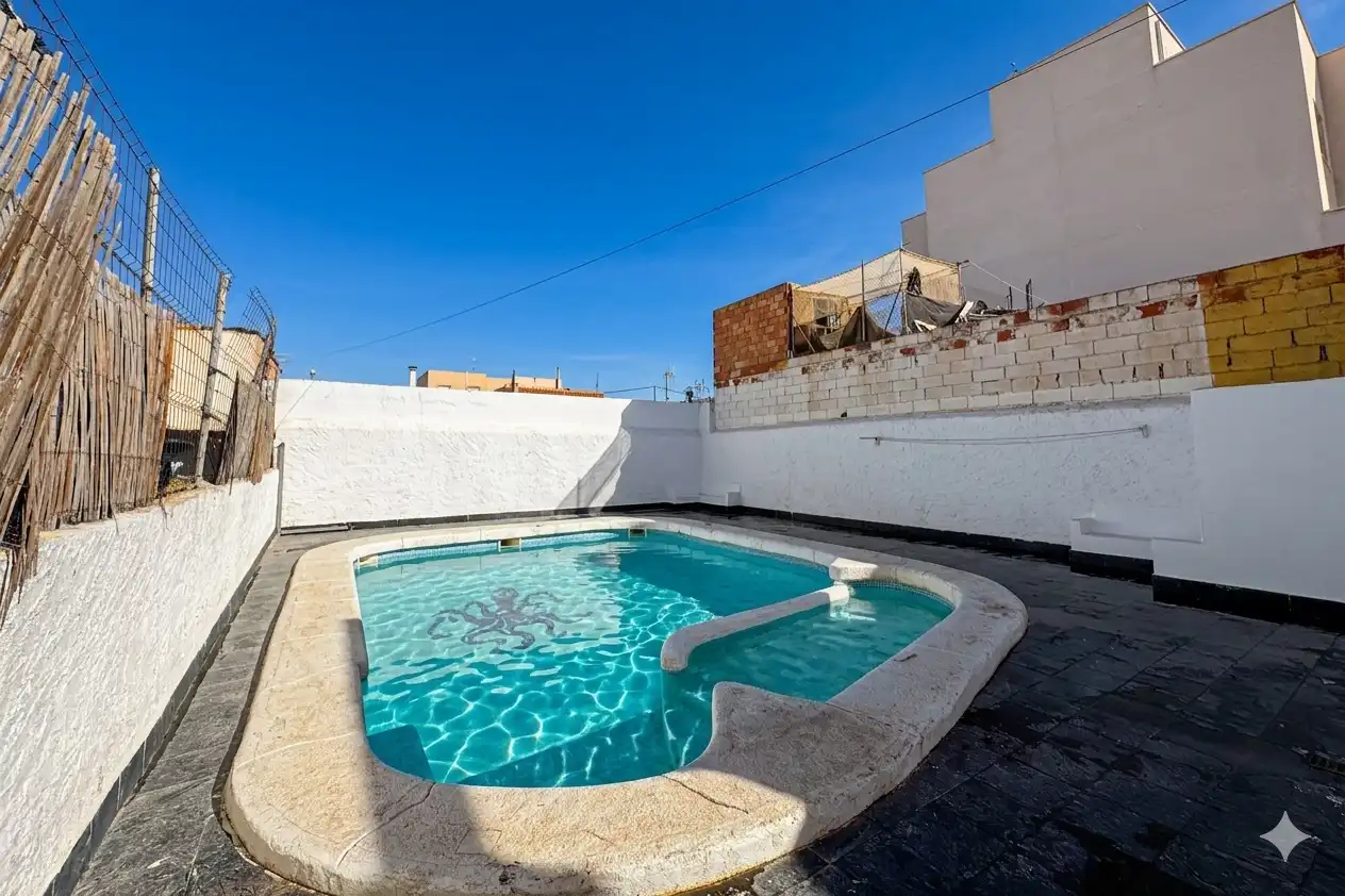Swimming pool of Houses for sale in Almería  with Terrace, Storage room and Swimming Pool