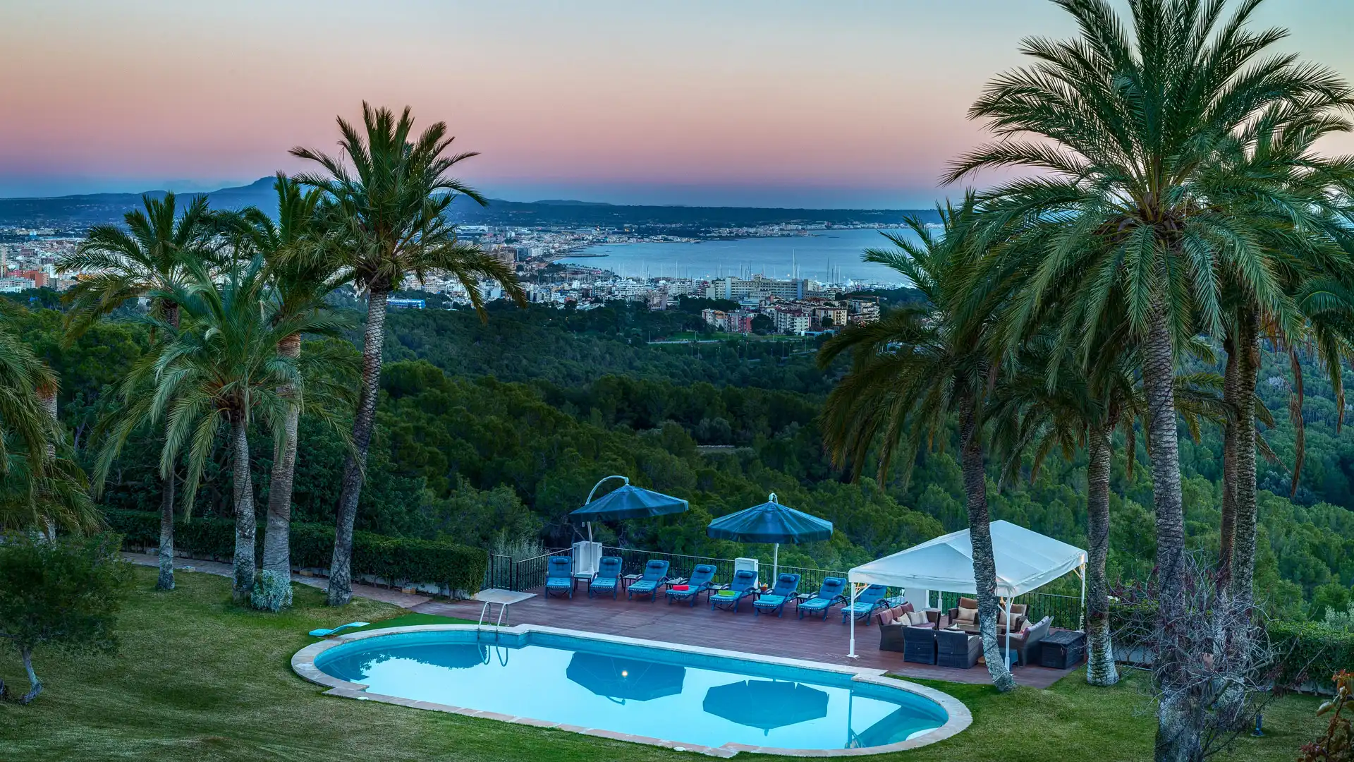 Piscina de Casa o chalet en venta en  Palma de Mallorca con Aire acondicionado, Calefacción y Parquet