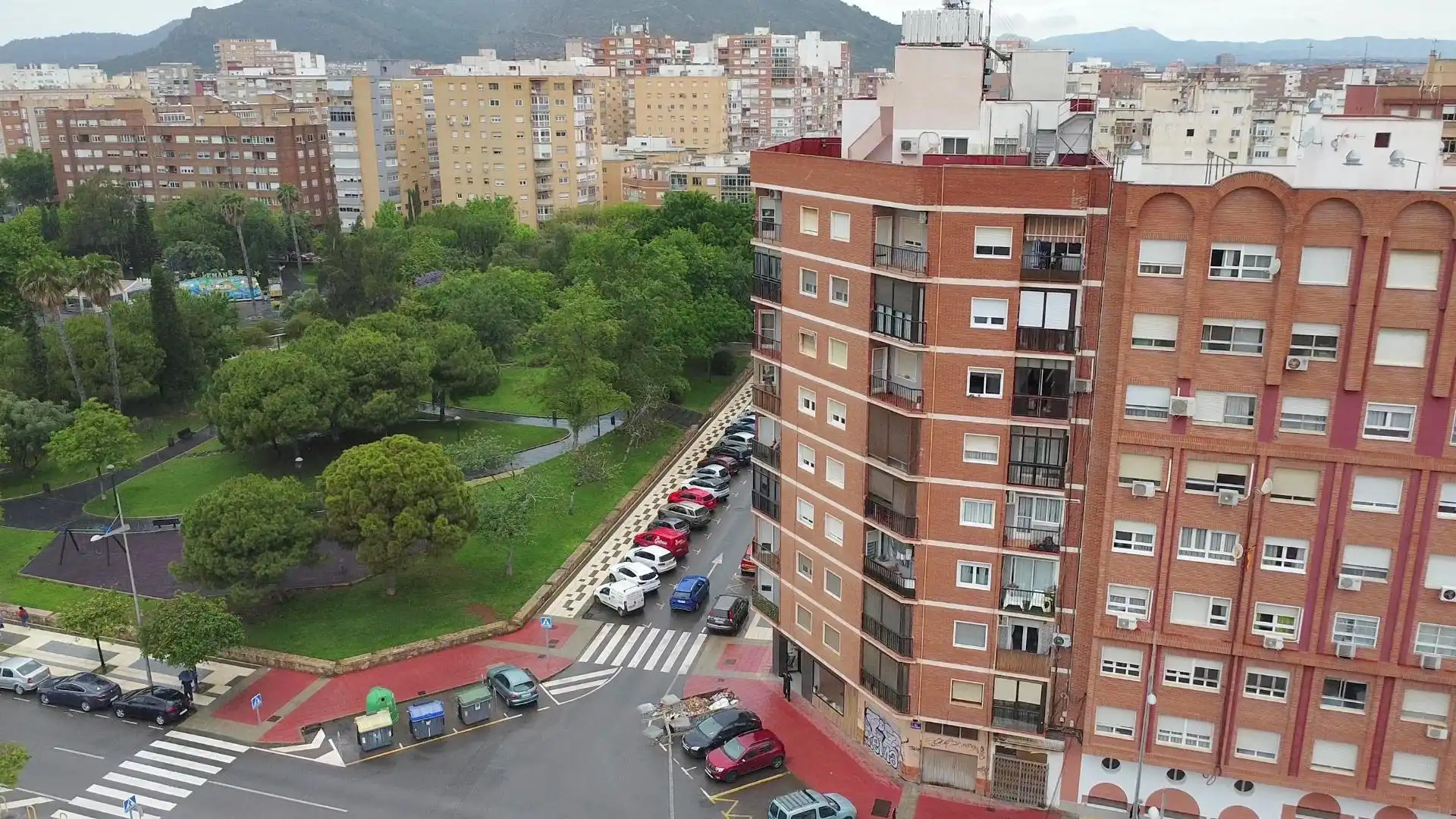 Vista exterior de Pis en venda en Cartagena amb Aire condicionat, Jardí privat i Moblat
