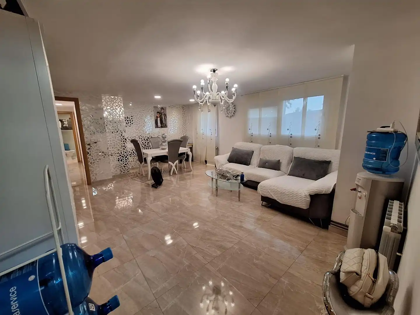 Sala d'estar de Pis en venda en Badia del Vallès amb Calefacció
