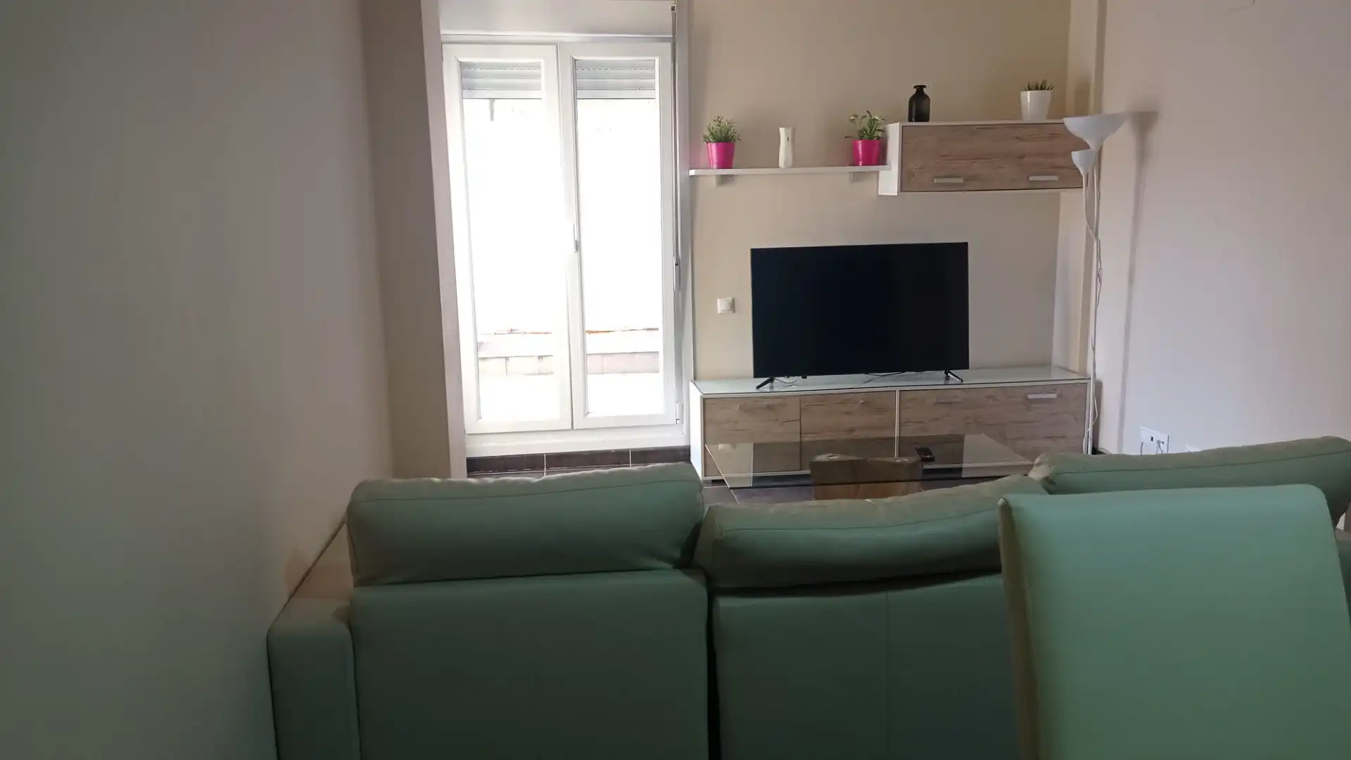 Living room of Flat for sale in Foz  with Heating, Storage room and Furnished