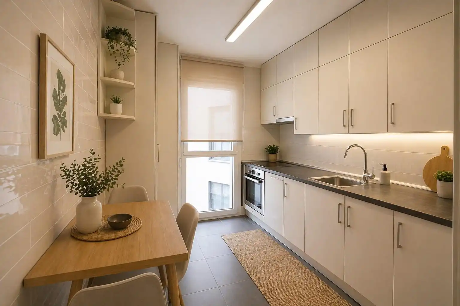 Küche von Wohnung zum Verkauf in Erandio mit Heizung und Abstellraum