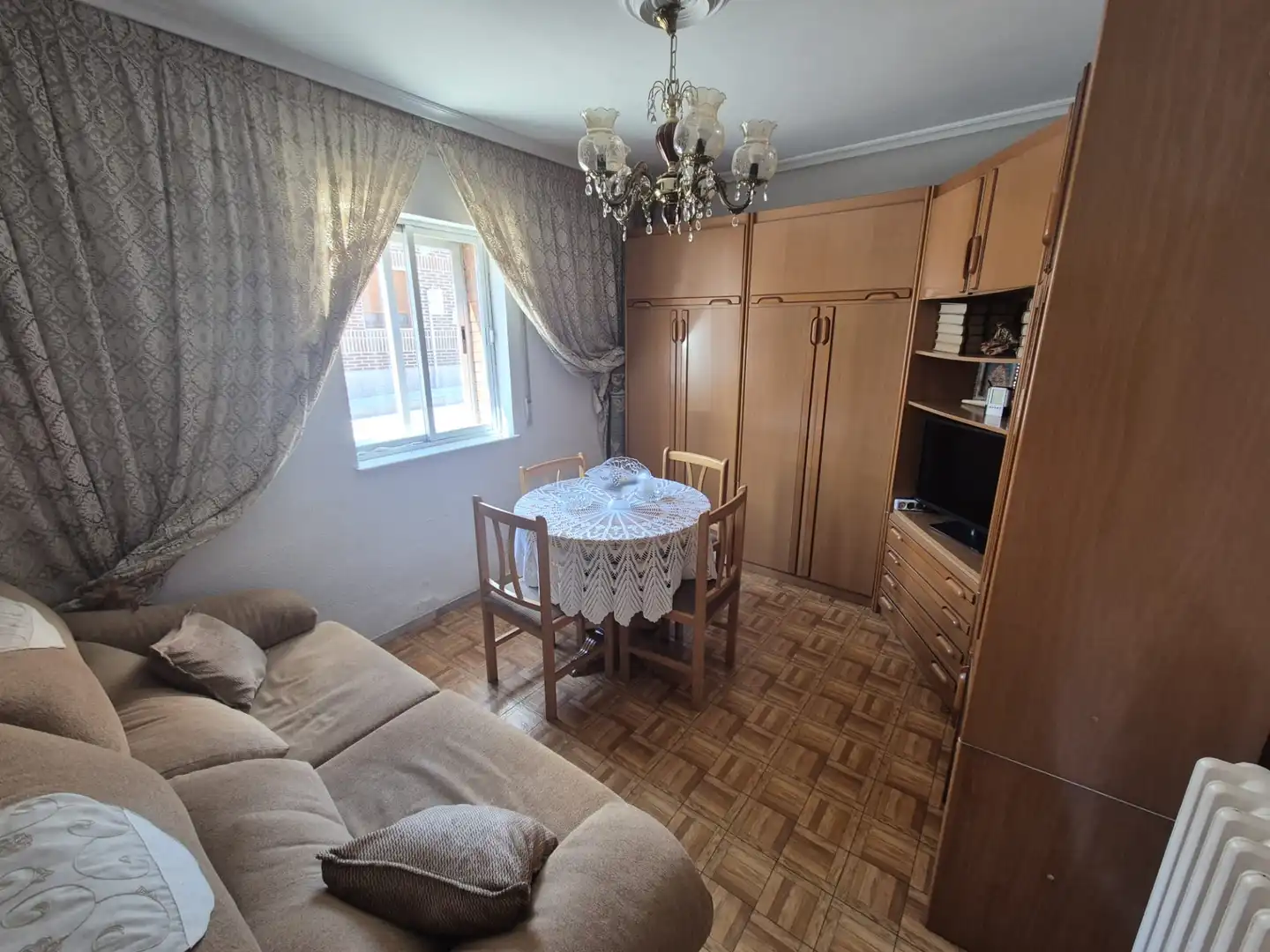 Living room of Houses for sale in Palencia  with Private garden and Furnished