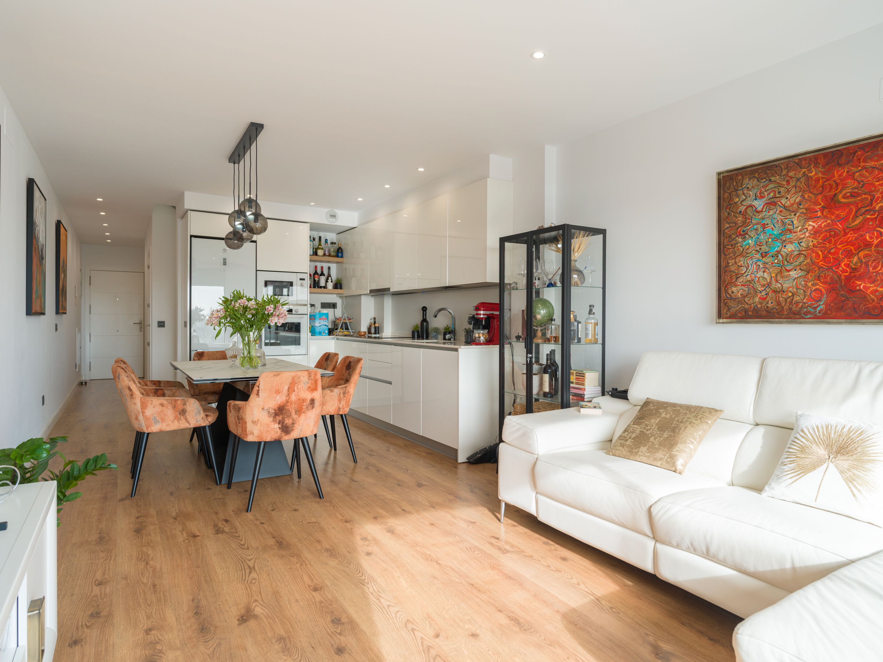 Sala d'estar de Dúplex en venda en Las Palmas de Gran Canaria amb Aire condicionat, Moblat i Balcó