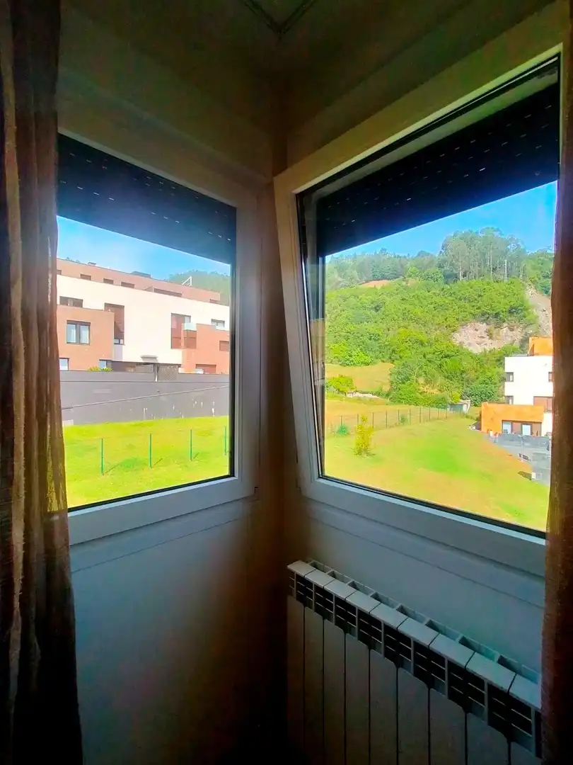 Exterior view of Flat for sale in Pravia  with Heating, Terrace and Furnished
