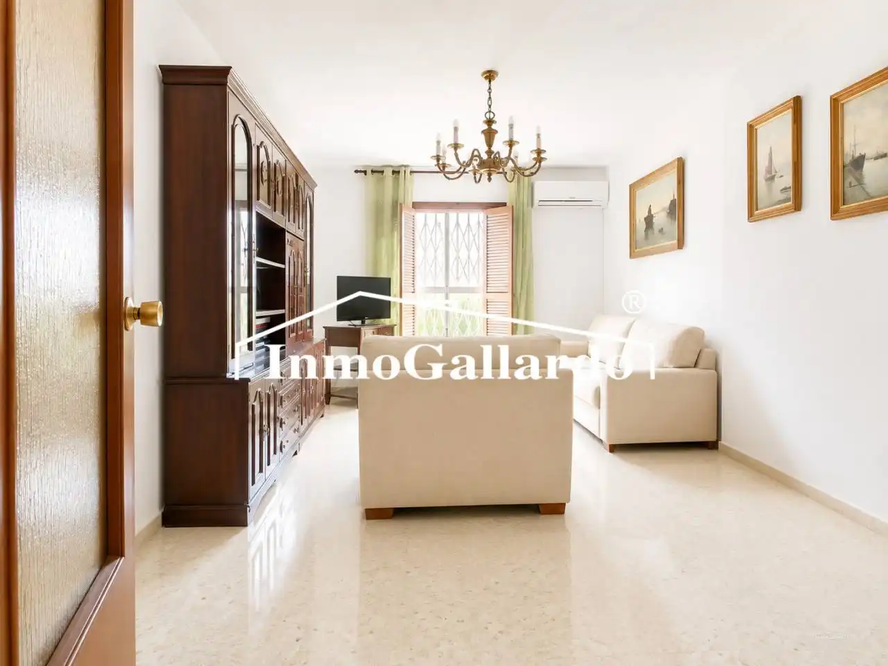 Sala de estar de Piso en venta en Málaga con Aire acondicionado y Terraza