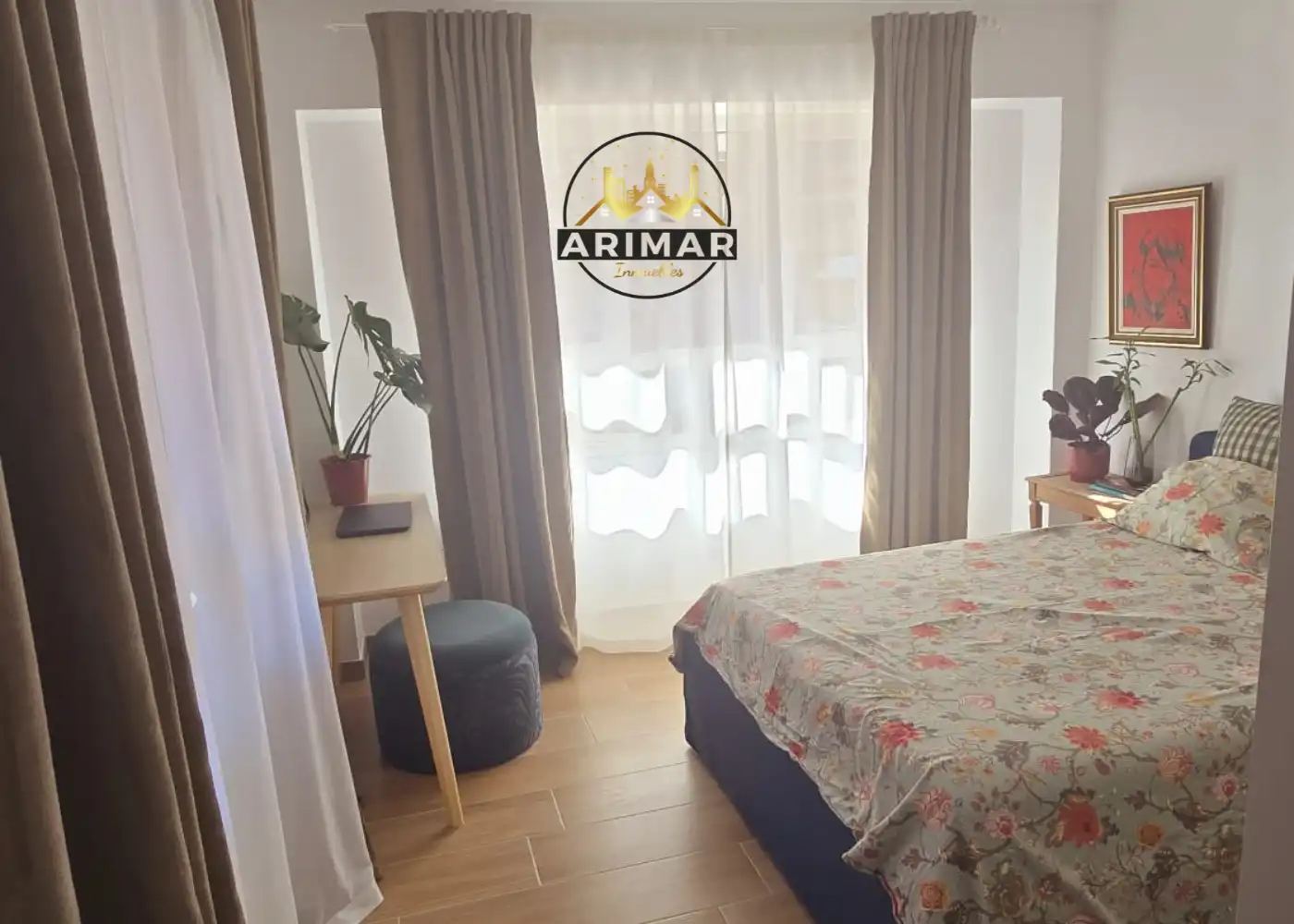 Schlafzimmer von Wohnung zum Verkauf in Castellón de la Plana / Castelló de la Plana mit Möbliert, Ofen und Waschmaschine