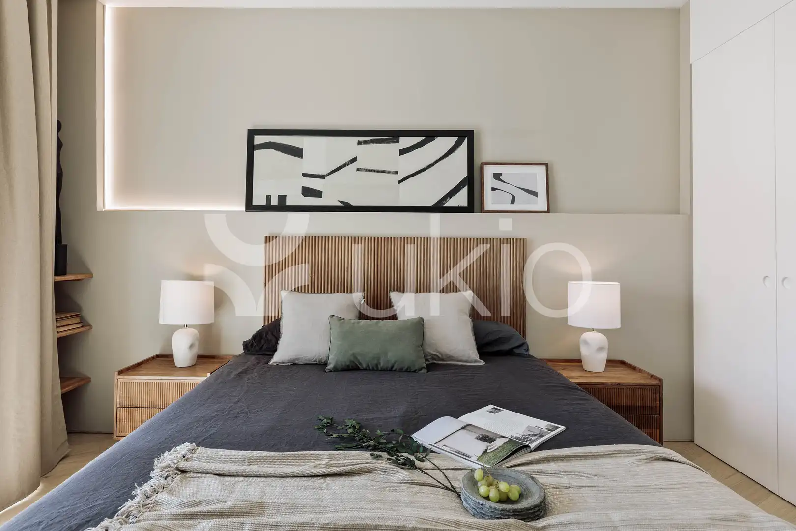 Bedroom of Apartments for rent in Barcelona  with Air Conditioner, Heating and Terrace