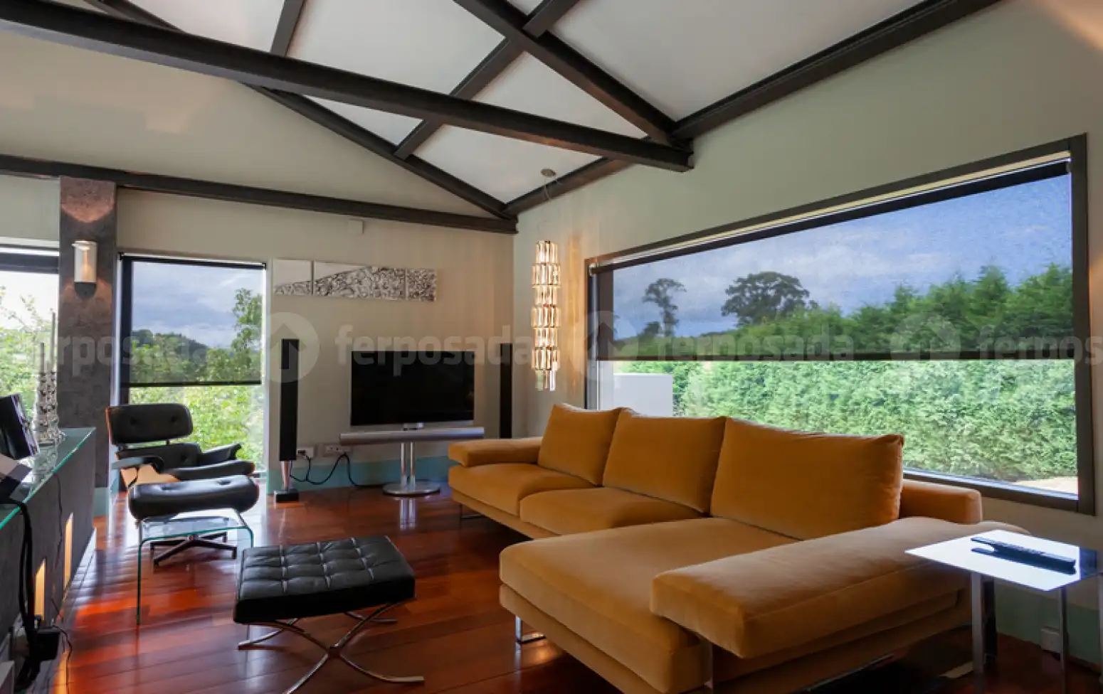 Sala de estar de Casa o chalet en venta en Carreño con Aire acondicionado, Calefacción y Jardín privado