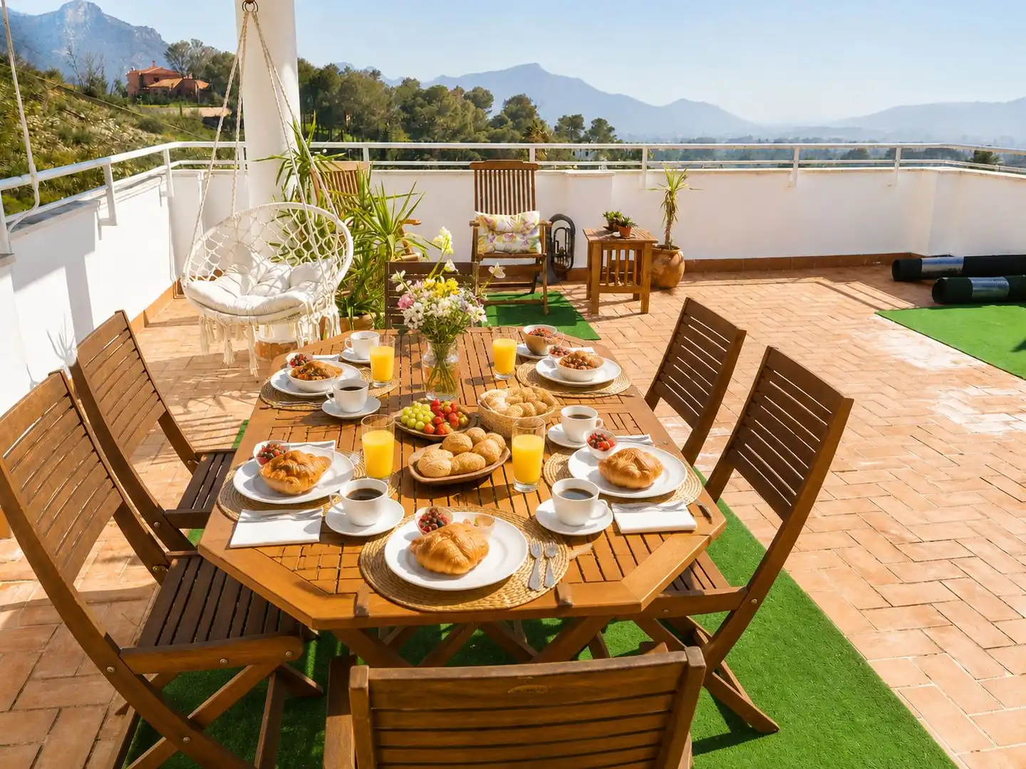 Terraza de Casa o chalet en venta en Gandia con Calefacción, Jardín privado y Terraza