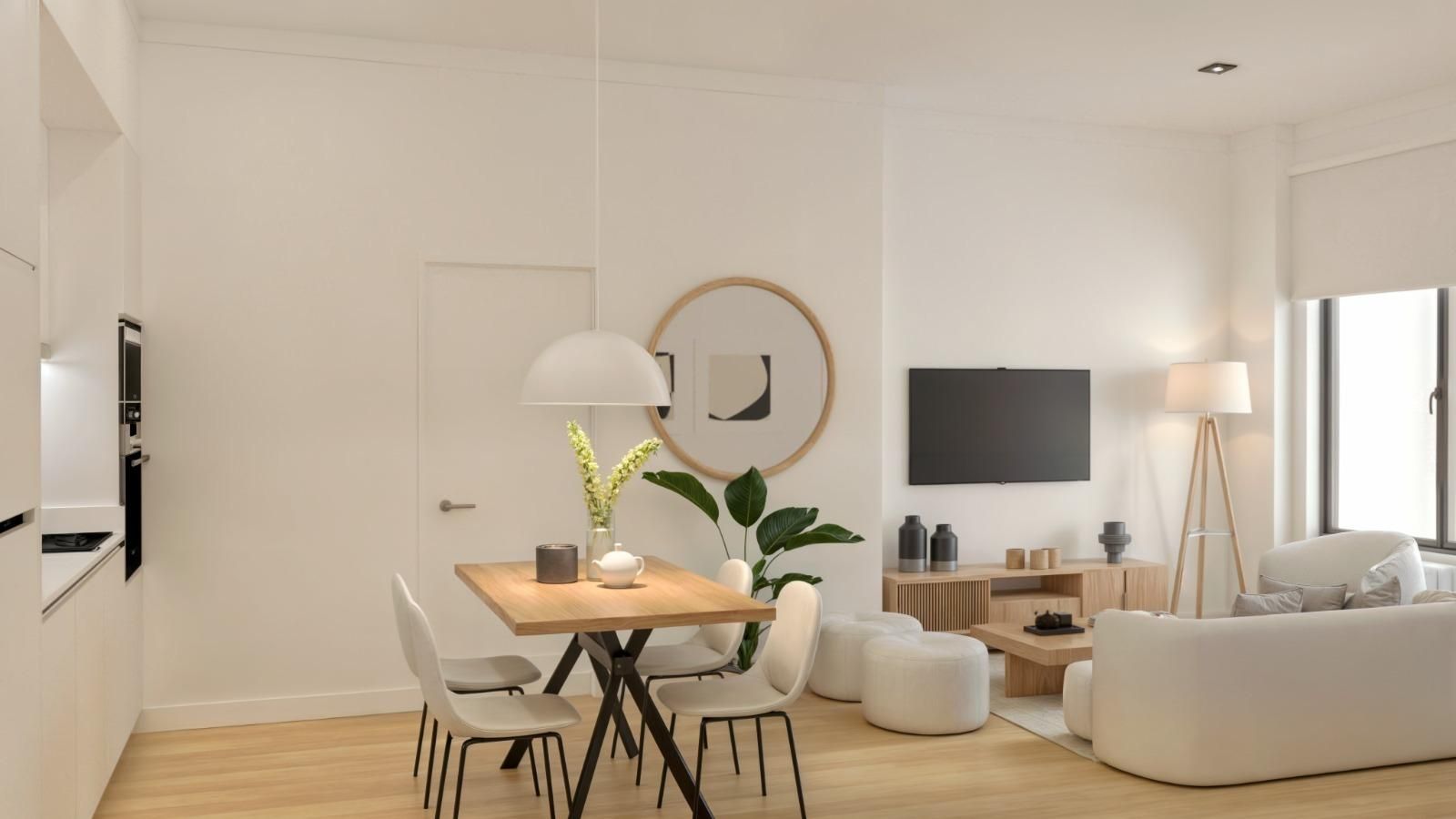 Living room of Flat for sale in  Huesca Capital  with Heating, Terrace and Community pool