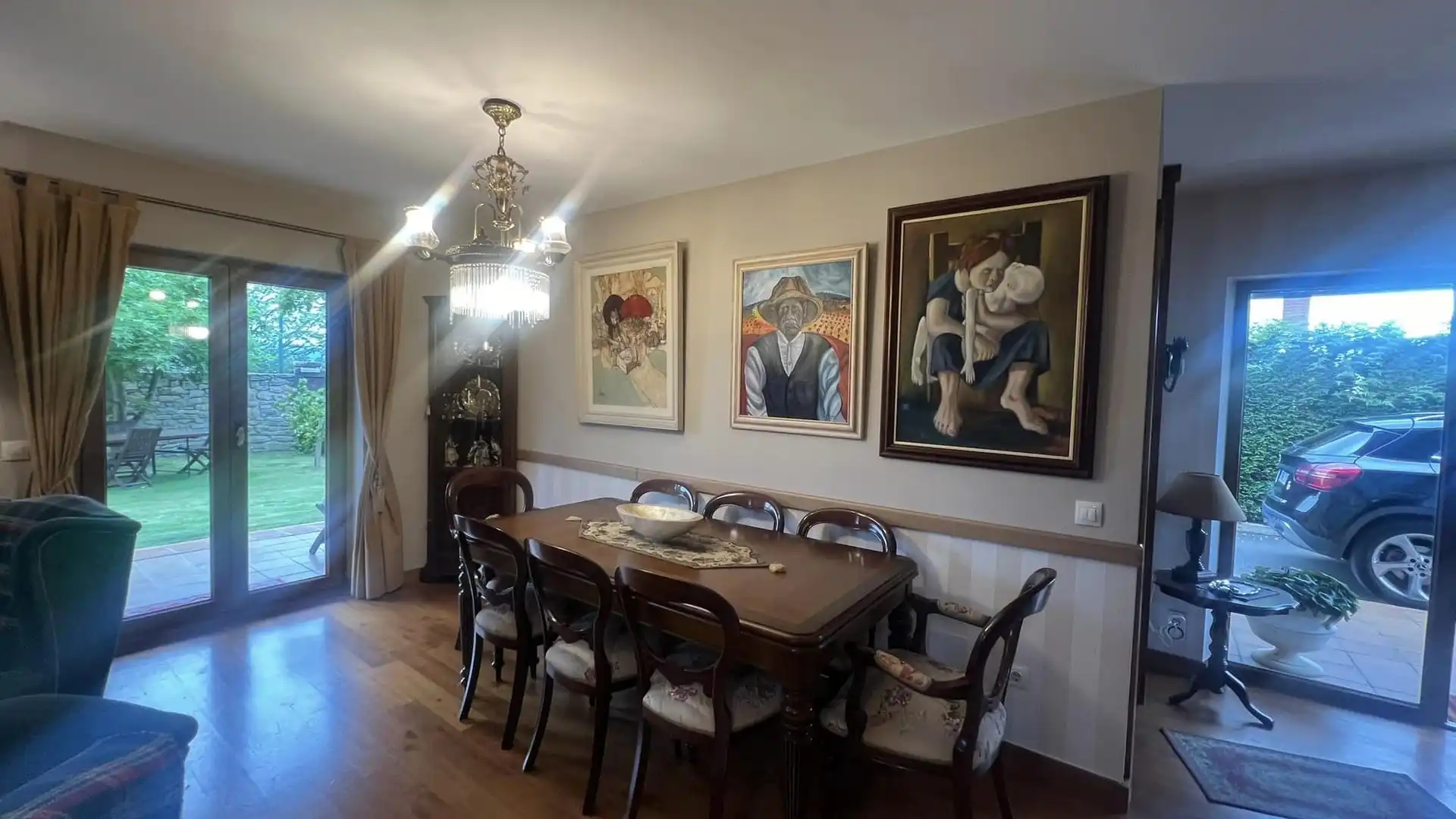 Esszimmer von Haus oder Chalet zum Verkauf in Suances mit Heizung, Privatgarten und Parkett