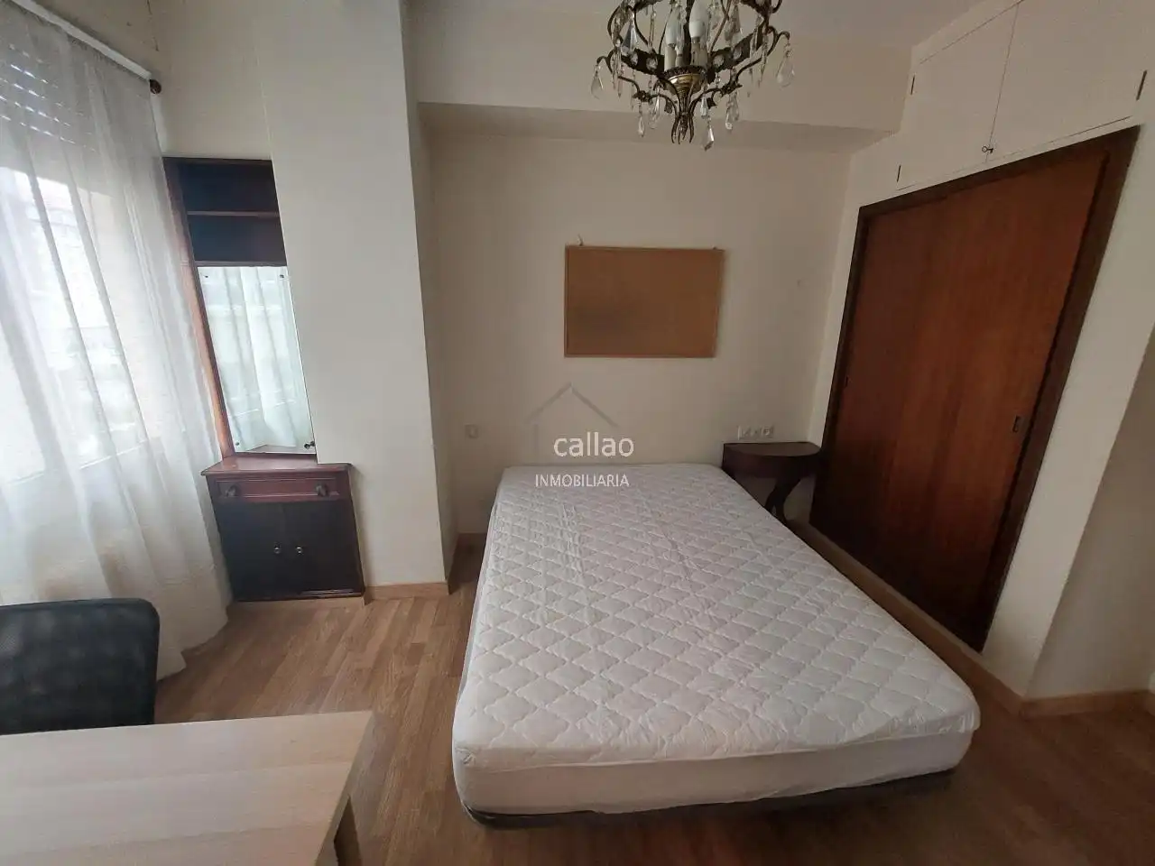 Bedroom of Flat for rent in Ferrol  with Heating, Furnished and Balcony