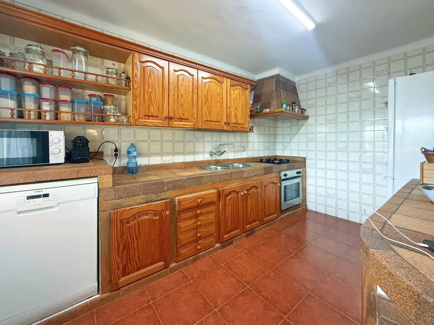 Cocina de Finca rústica en venta en Sencelles con Aire acondicionado, Jardín privado y Terraza