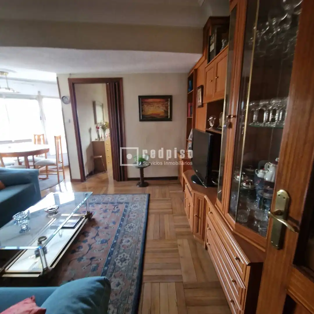 Living room of Flat for sale in Madrid  with Heating and Parquet flooring