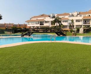 Swimming pool of Attic to rent in Benalmádena  with Air Conditioner, Heating and Parquet flooring