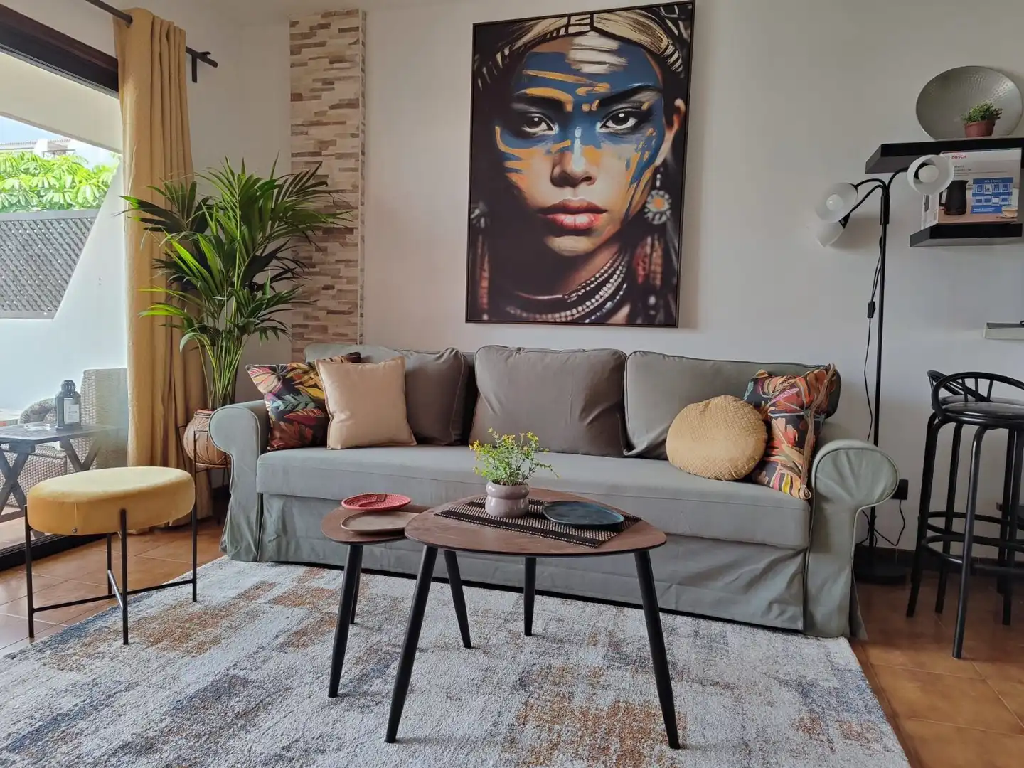 Sala de estar de Apartamento en venta en San Miguel de Abona con Amueblado y Piscina comunitaria