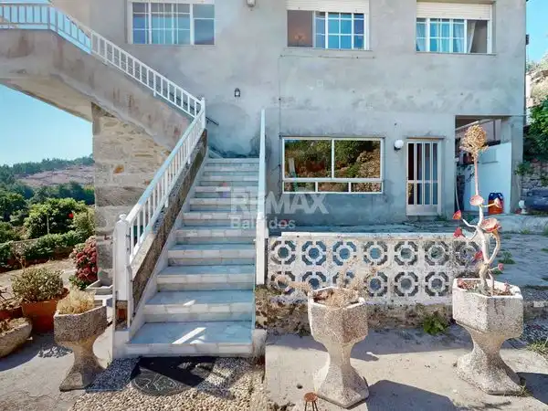 Exterior view of Houses for sale in Baiona  with Heating, Private garden and Parquet flooring