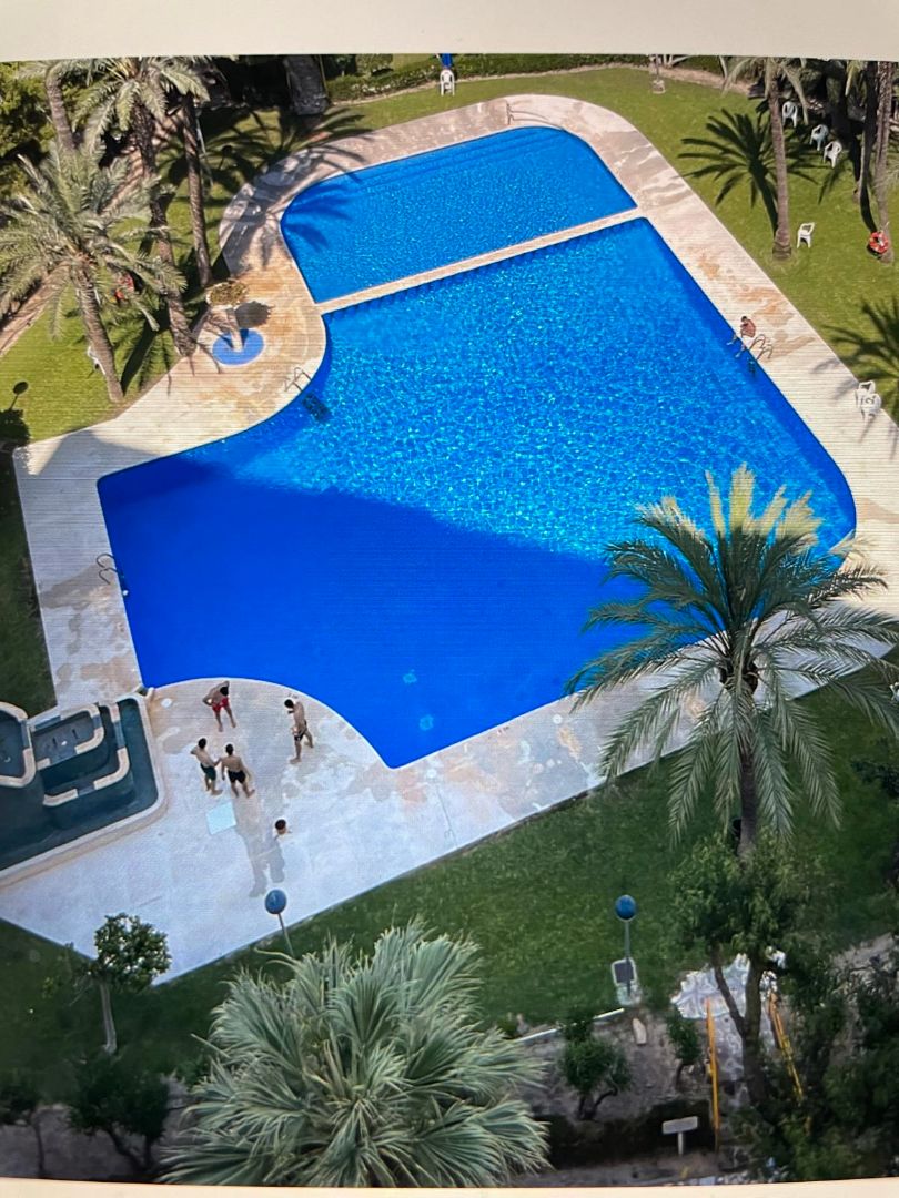 Piscina de Apartament de lloguer en Alicante / Alacant amb Aire condicionat, Moblat i Forn