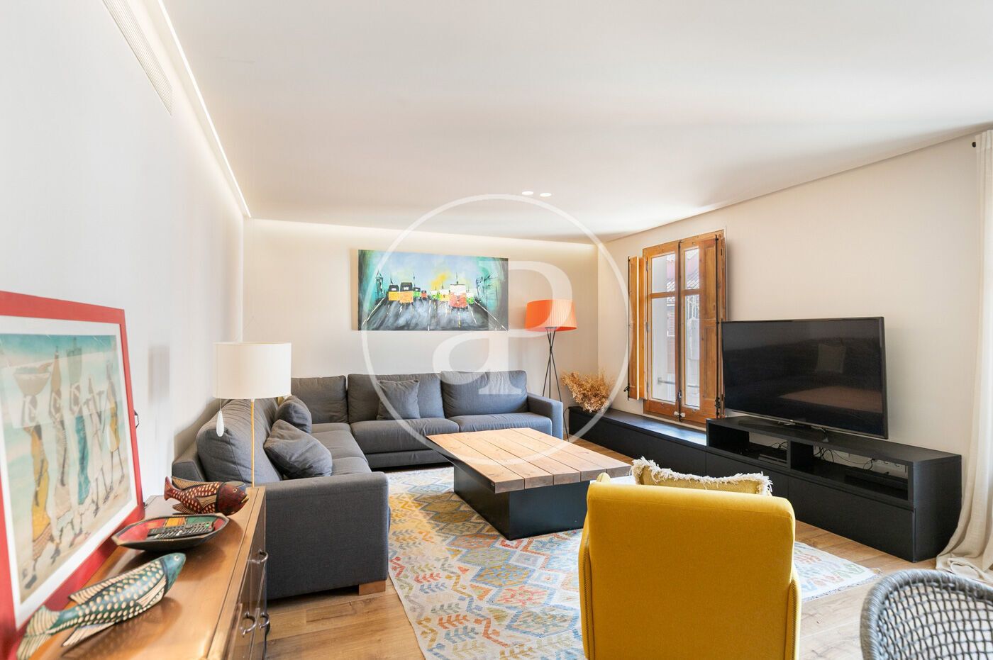 Living room of Flat for sale in  Barcelona Capital  with Heating, Storage room and Balcony