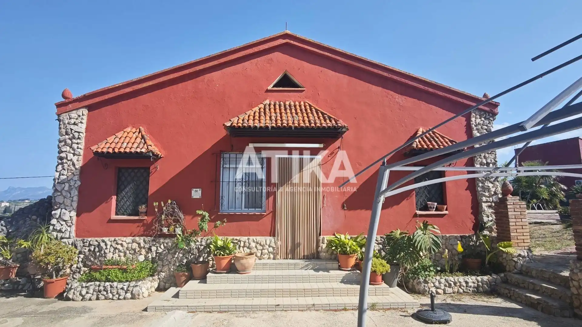 Vista exterior de Casa o chalet en venta en Ontinyent con Aire acondicionado, Jardín privado y Trastero