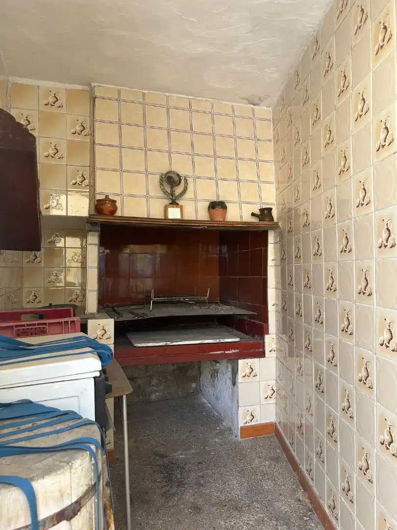 Cuina de Casa o xalet de lloguer en Alborache amb Aire condicionat, Jardí privat i Terrassa