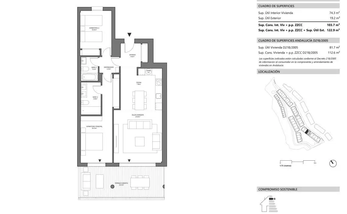 Wohnung mit Terrasse zum Verkauf in Calle Islas Bermudas, imagen 10