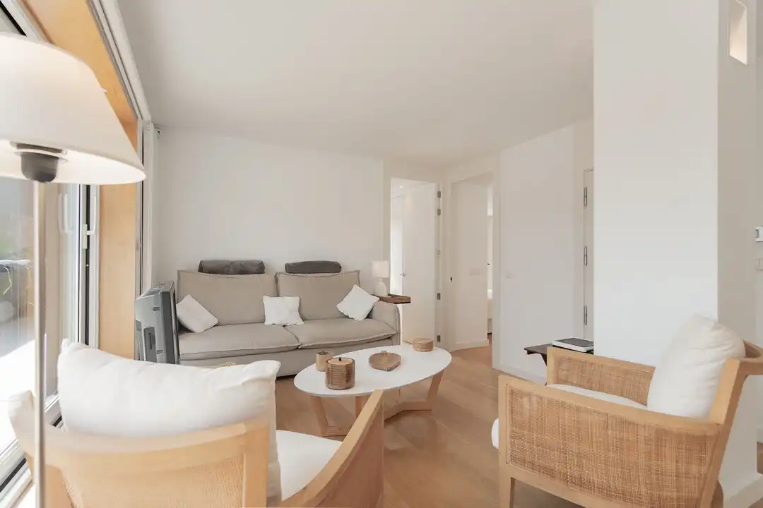 Sala de estar de Ático en venta en  Pamplona / Iruña con Calefacción, Terraza y Alarma