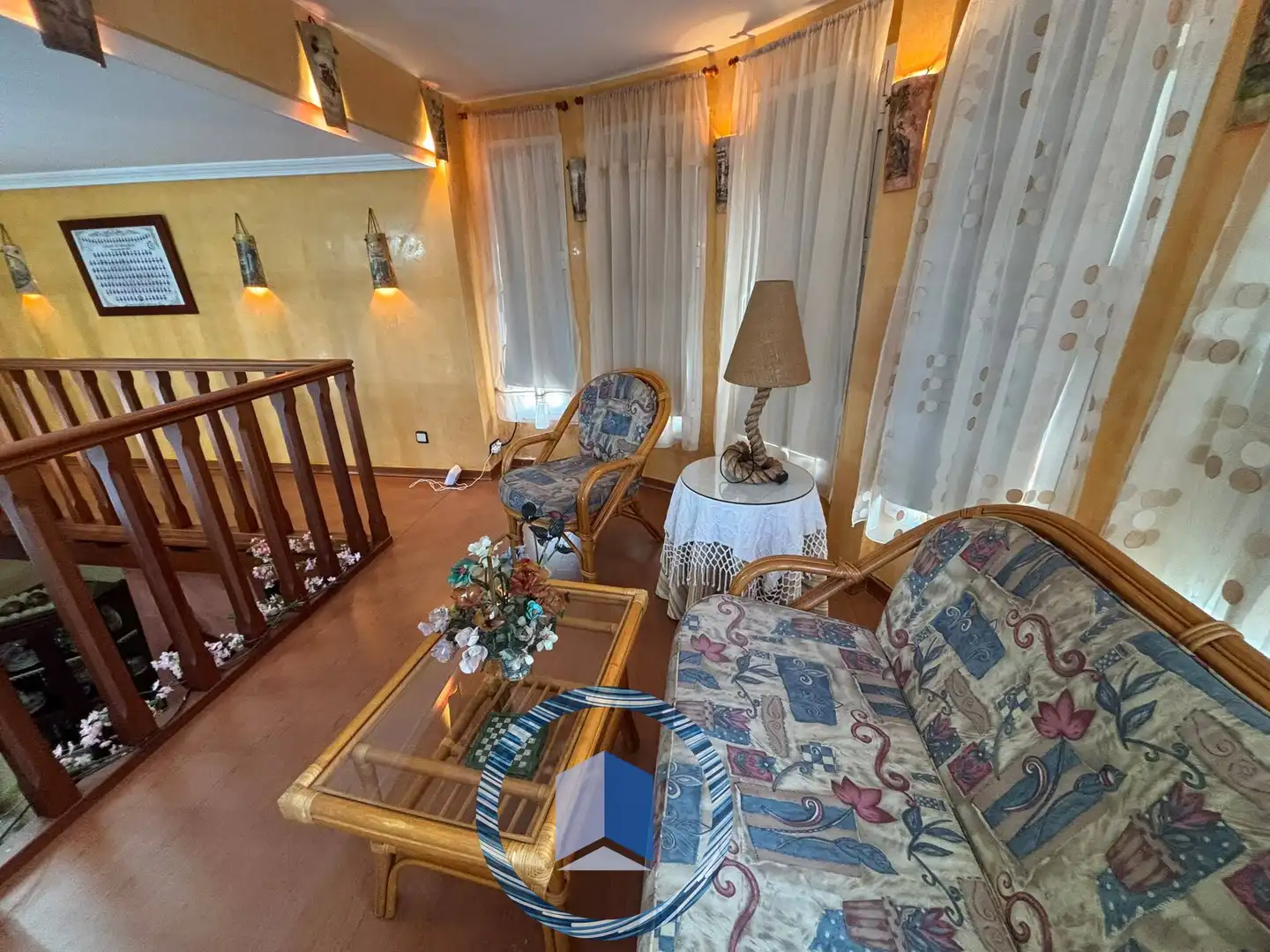 Sala de estar de Casa o chalet en venta en Alcalá de Guadaira con Aire acondicionado, Jardín privado y Terraza