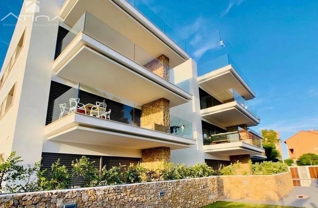 Vista exterior de Apartament en venda en Jávea / Xàbia amb Aire condicionat, Jardí privat i Terrassa