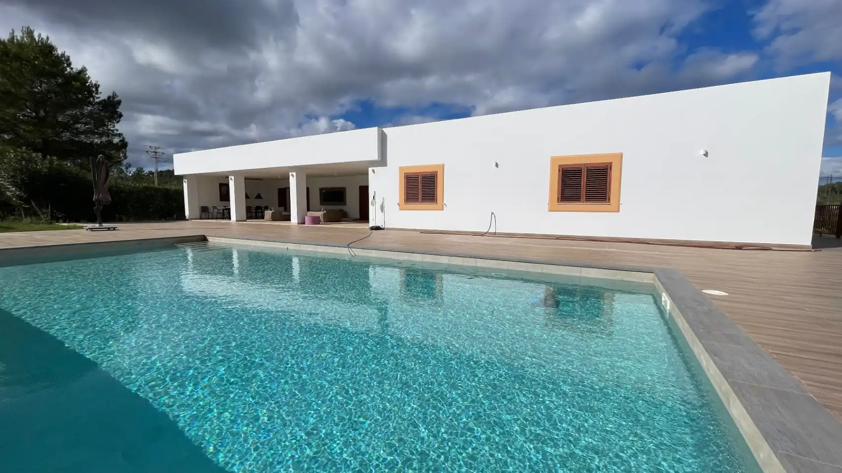 Swimming pool of Houses for sale in Sant Joan de Labritja  with Air Conditioner, Heating and Terrace