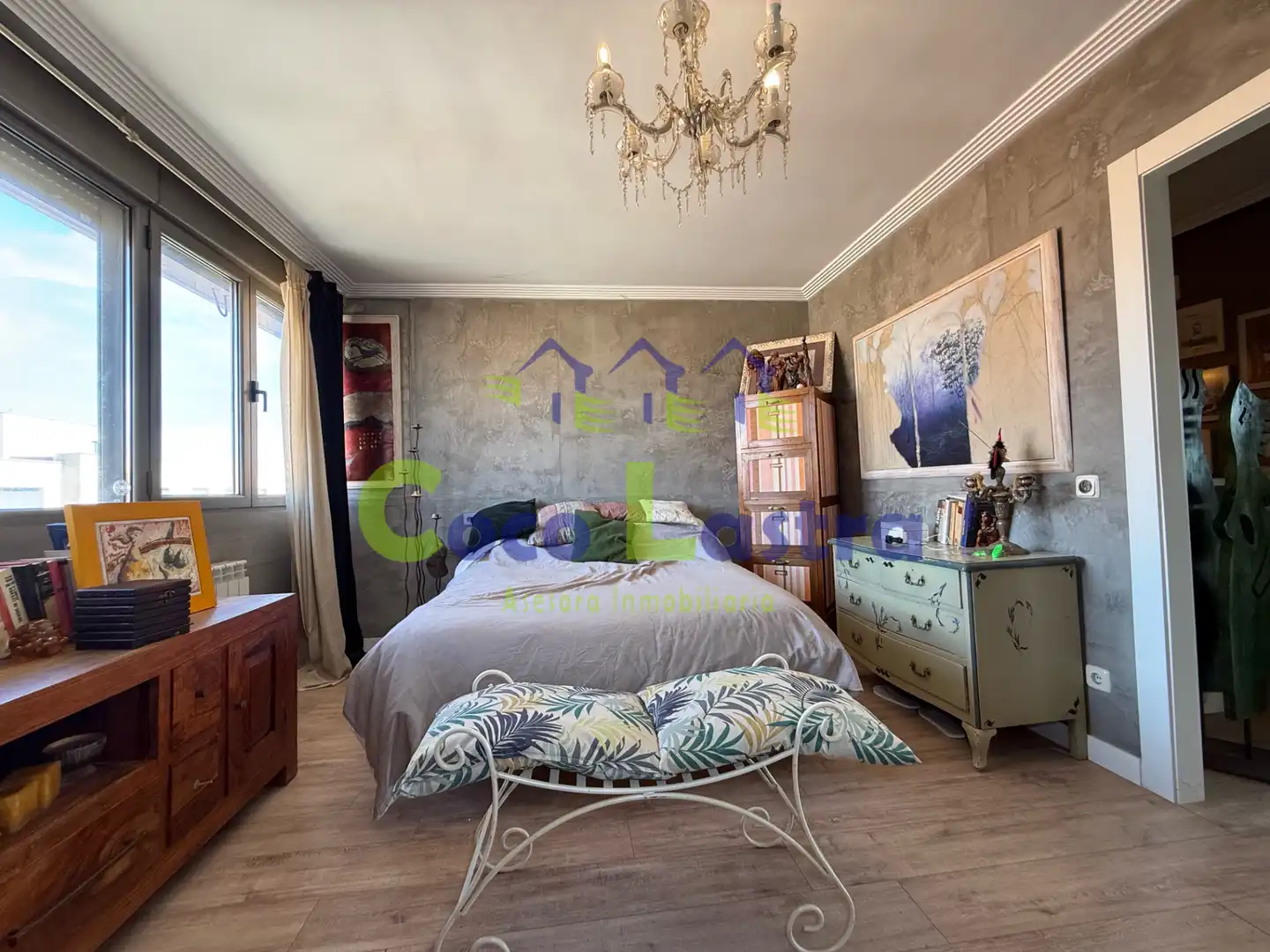 Schlafzimmer von Maisonette zum Verkauf in Salamanca mit Heizung, Terrasse und Ofen