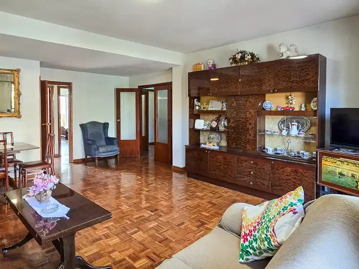 Wohnzimmer von Wohnung zum Verkauf in Alcobendas mit Heizung, Parkett und Terrasse