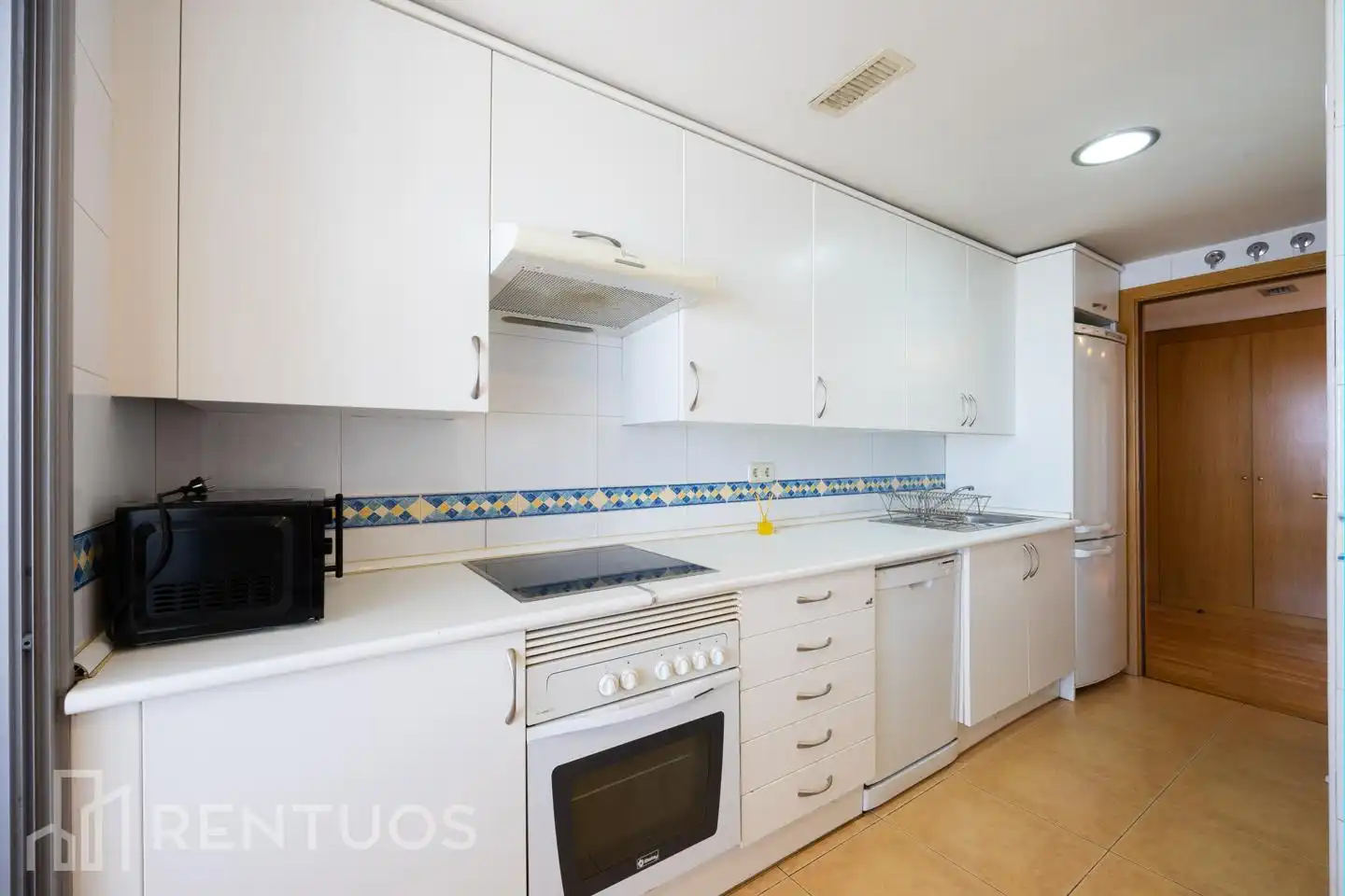 Cocina de Piso de alquiler en Madrid con Aire acondicionado, Calefacción y Terraza