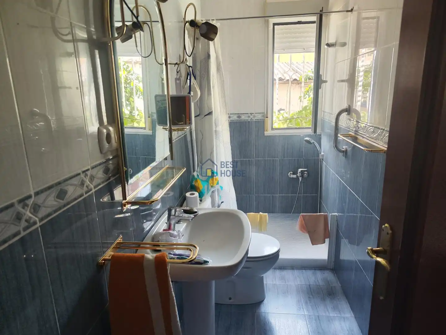 Bany de Casa o xalet en venda en León Capital  amb Jardí privat, Traster i Alarma