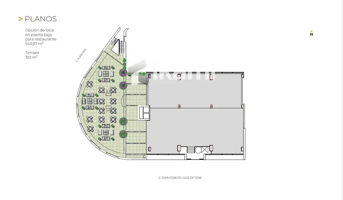 Exterior view of Office for rent in Madrid  with Air Conditioner, Heating and Terrace