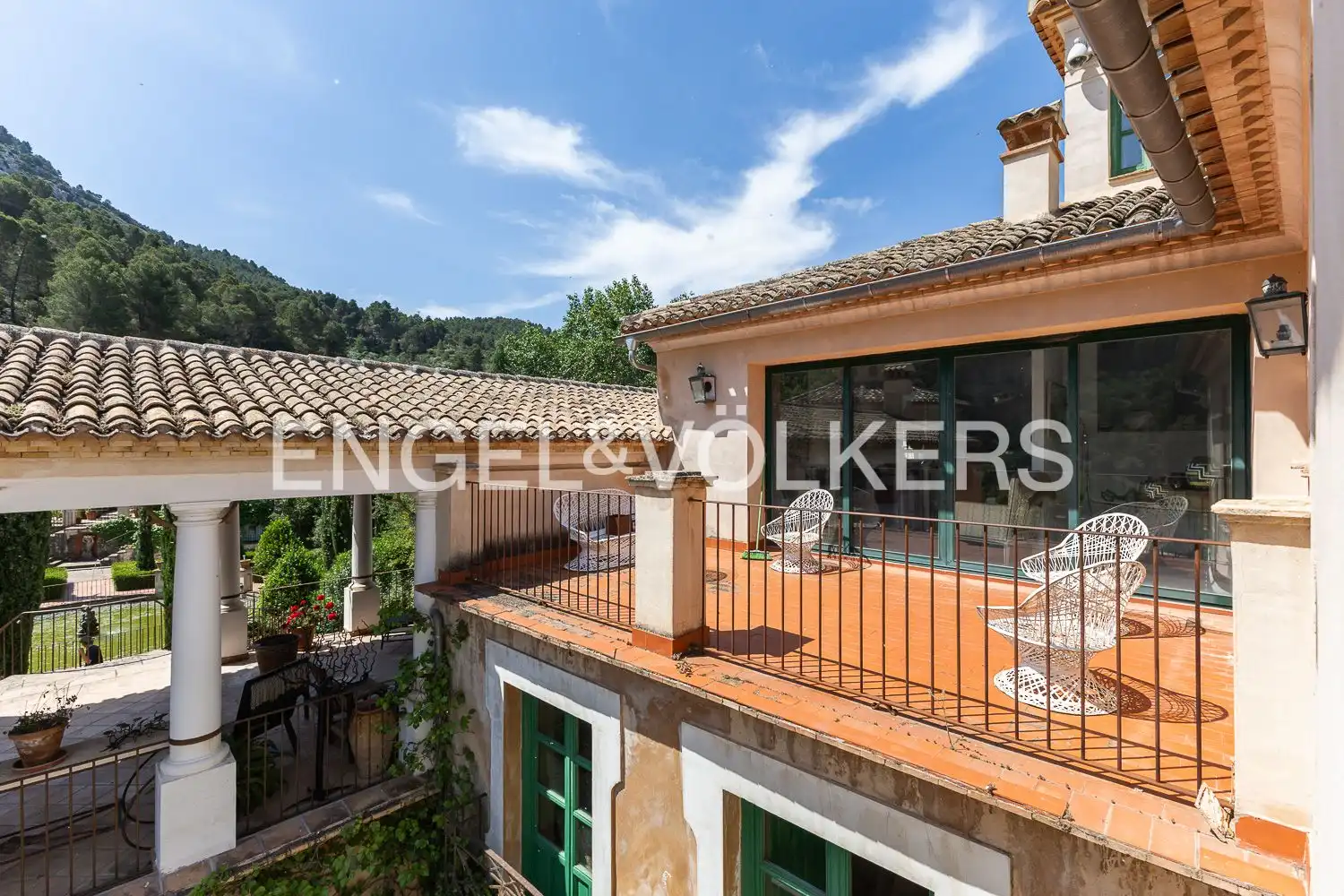 Terrassa de Finca rústica en venda en Alcoleja amb Aire condicionat, Calefacció i Jardí privat