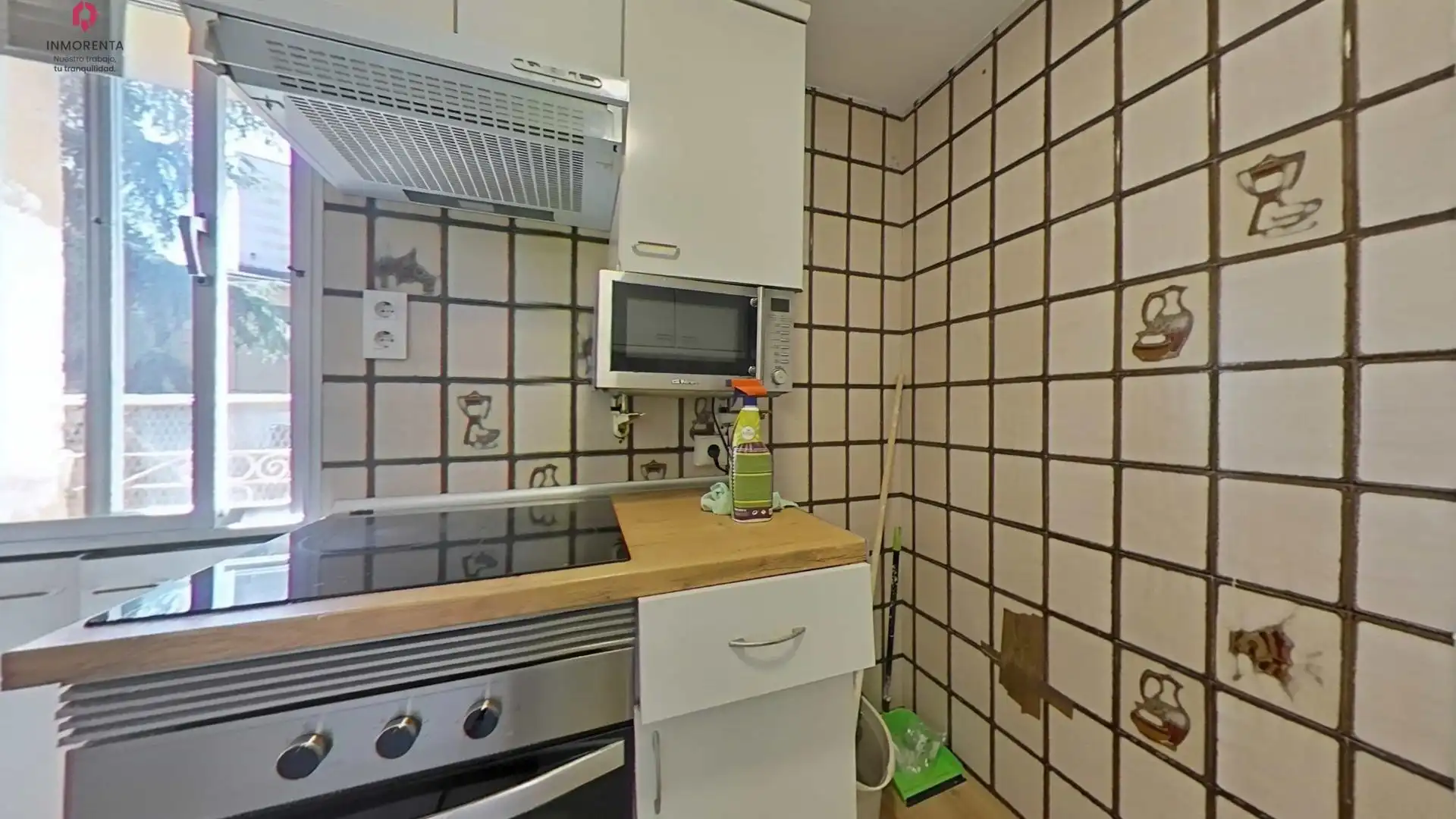 Küche von Wohnung zur Miete in Madrid mit Klimaanlage und Heizung