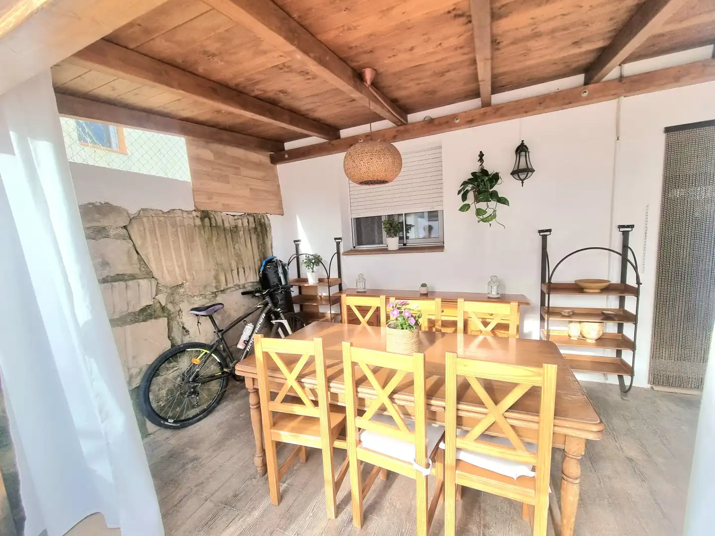 Esszimmer von Haus oder Chalet zum Verkauf in Bigues i Riells del Fai mit Klimaanlage, Heizung und Parkett