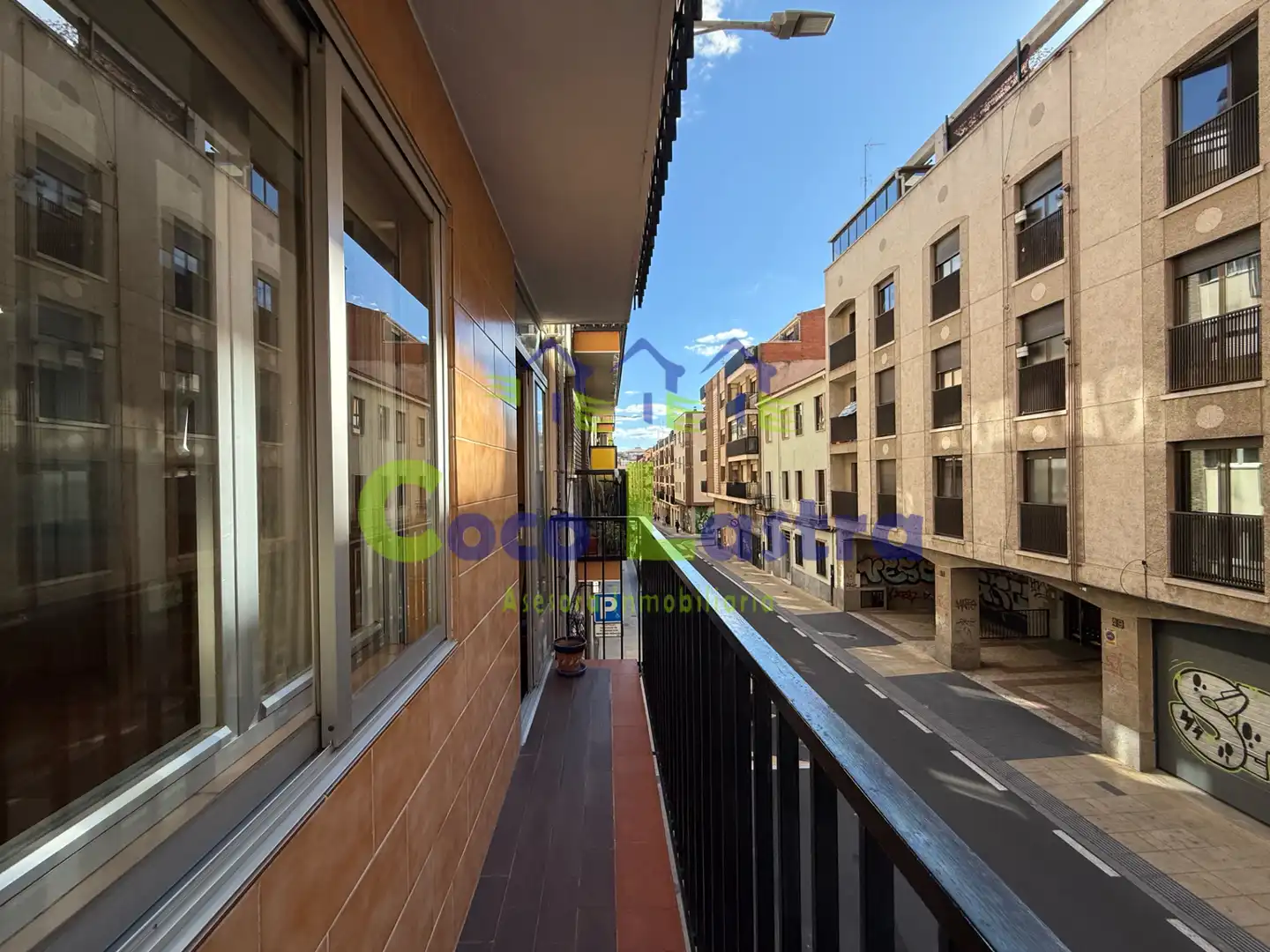 Terrasse von Wohnung zum Verkauf in Salamanca mit Heizung, Parkett und Abstellraum