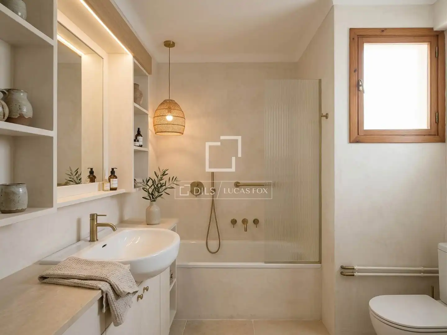 Bathroom of Flat for sale in Eivissa  with Air Conditioner, Terrace and Furnished