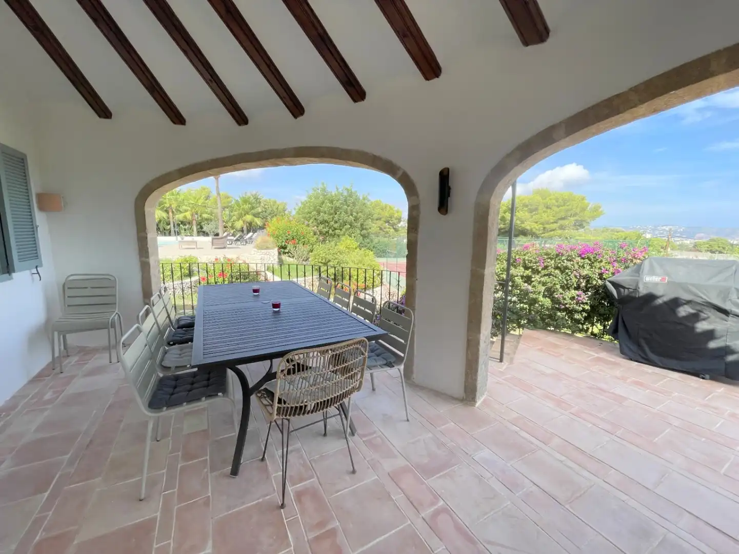 Terraza de Casa o chalet de alquiler en Jávea / Xàbia con Aire acondicionado, Calefacción y Jardín privado
