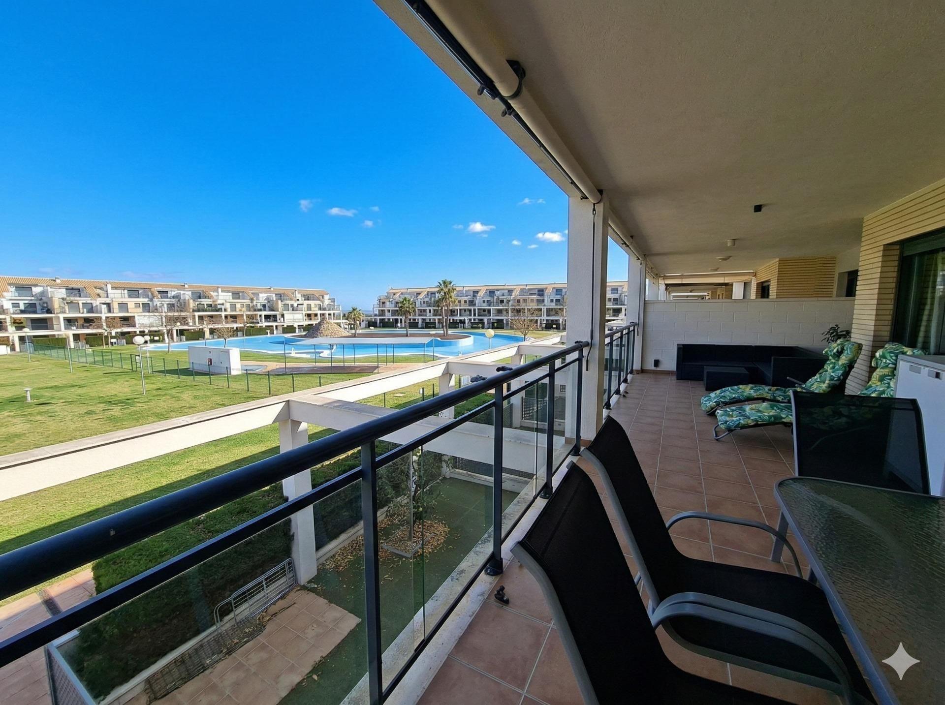 Terraza de Apartamento en venta en San Jorge / Sant Jordi con Aire acondicionado, Jardín privado y Terraza