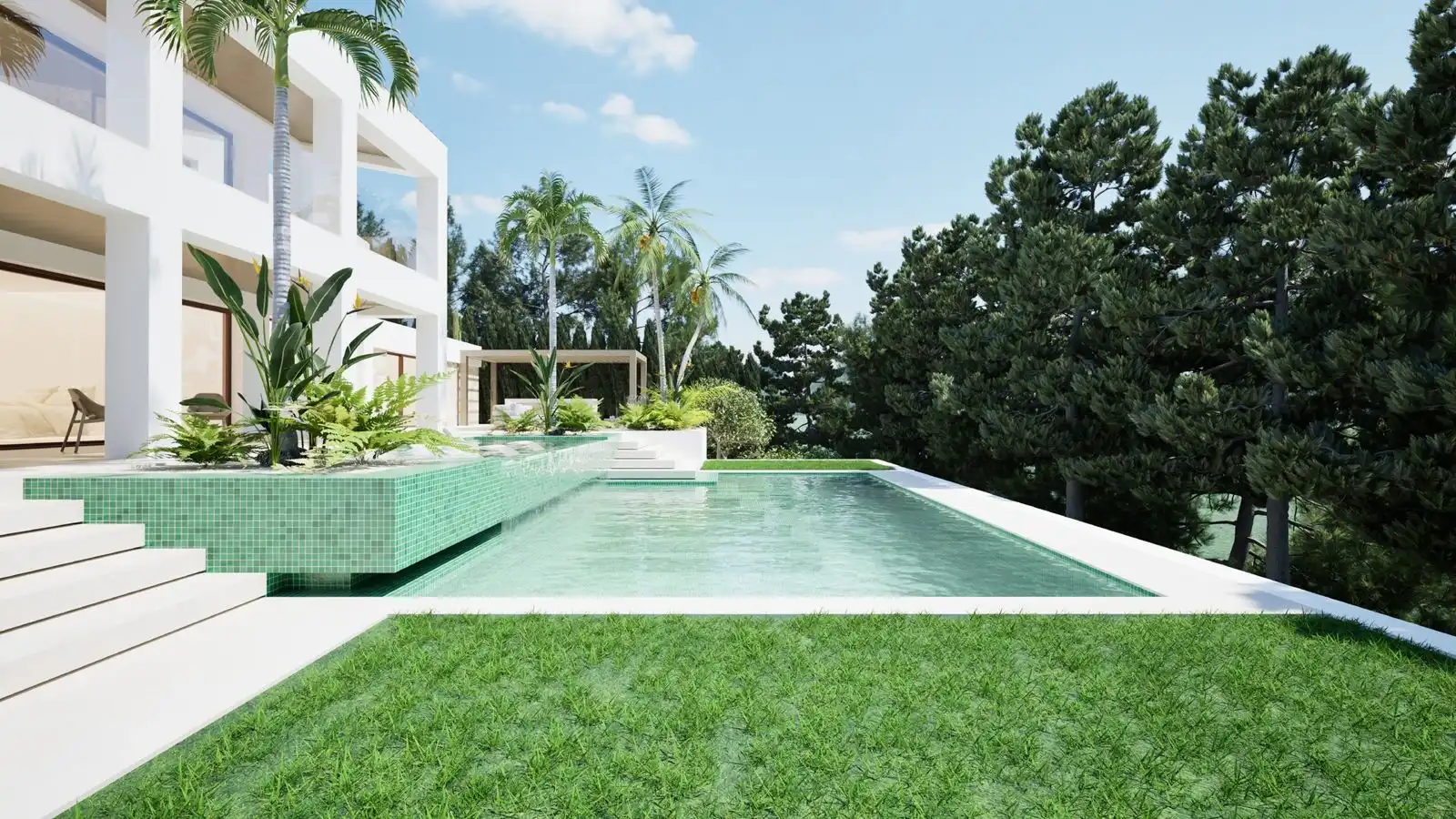 Swimming pool of Houses for sale in Altea  with Air Conditioner, Private garden and Terrace