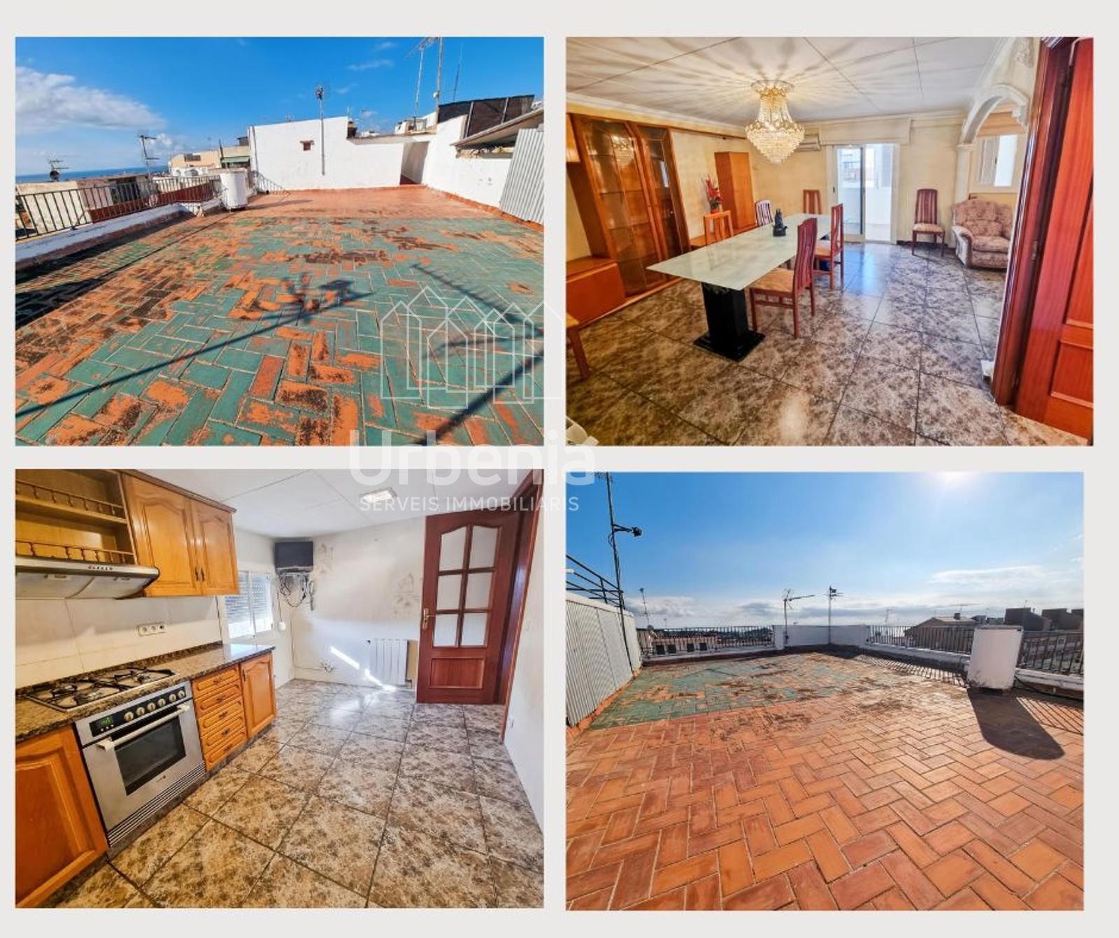 Vista exterior de Piso en venta en Mataró con Aire acondicionado, Calefacción y Terraza